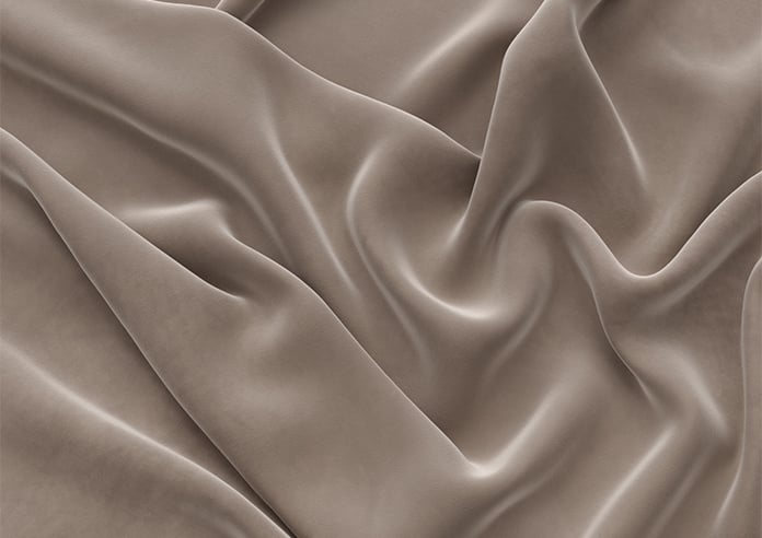 Ultra Luxe Velvet, Warm Brown - Motorised Roman Blind - Image 4